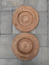 Vintage set di 2 vimini