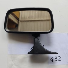 Specchio retrovisore ESTERNO Dx o SX Auto D'epoca UNIVERSALE Nero In Plastica 