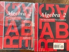 NEW Saxon Math Algebra 2