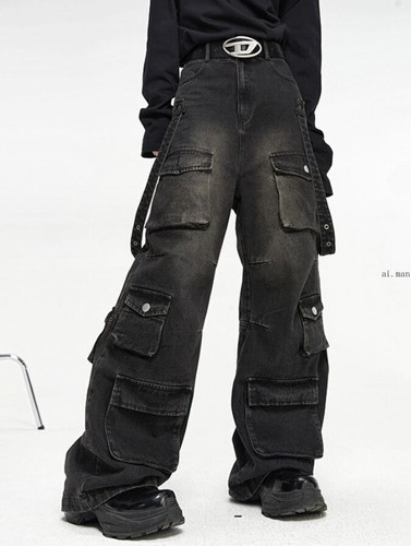 Jeans uomo nero - , larga