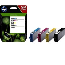 CARTUCCE ORIGINALI HP 364 N9J73AE Bk C M Y MULTIPACK 4 PEZZI DeskJet 3070 Series