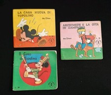 LOTTO 3 MINI LIBRI DISNEY
