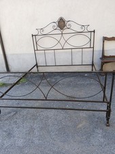 LETTO MATRIMONIALE FERRO CON