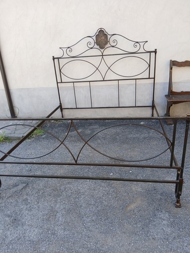 Letto matrimoniale ferro - ferro, con