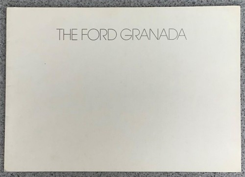 Ford granada depliant - ford, vendita