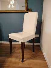Sedie in pelle bianca sfoderabili