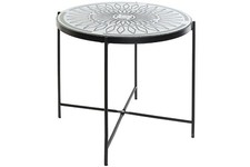 TAVOLINO LED IN METALLO PIANO