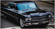 Cadillac Coupe de Ville GLM scala 1:18 nera 1959