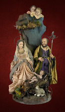 Natività Stile ‘700 Napoletano Presepe Arte presepiale sacra famiglia 35 cm