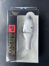 Esca da nuoto dura osso mica trick shad marca Bucca 6 pollici 1,6 oz affondamento lento