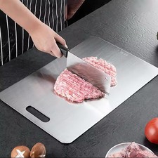 Tagliere Da Cucina in Titanio,Tagliere Acciaio Inox,Titanium Cutting Board,Tagli
