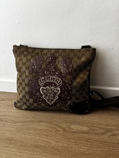 Borsello Tracolla Gucci Vintage Original Cover Branded Tessuto fine - MSP:440€