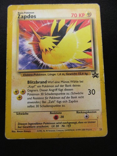 Wotc promo zapdos carta - promo,,