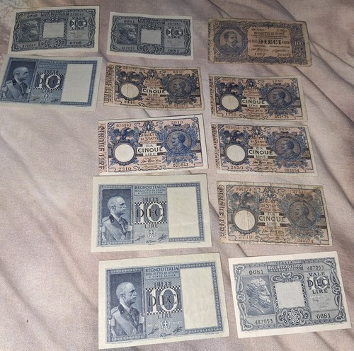 Banconote antiche italiane - banconote, 12