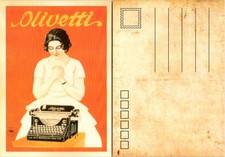 Cartolina - Macchina da scrivere M20 Olivetti 1920 - C. OLIVETTI & C.IVREA