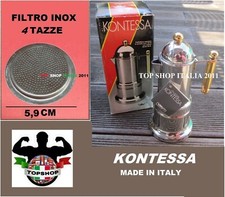 FILTRO 4 TAZZE INOX PER