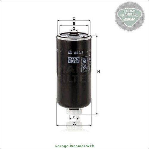 Wk854 filtro carburante - wk854/1,