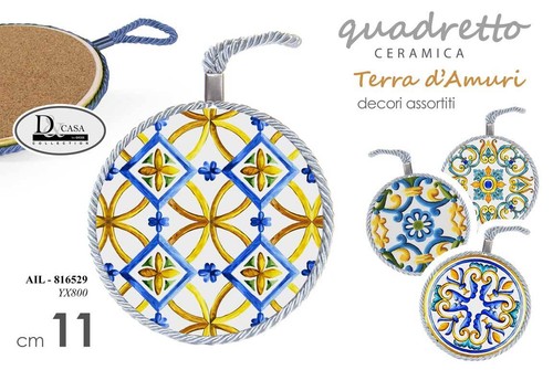 Quadretto tondo arredo parete - tondo,
