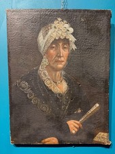 Antico dipinto olio su tela