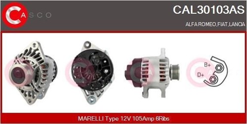 Alternatore casco cal30103as - alternatore,