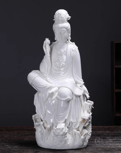 Statua buddha cinese dehua - statua,