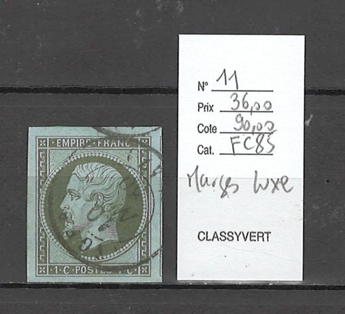 France yvert 1 ct - -, 11-