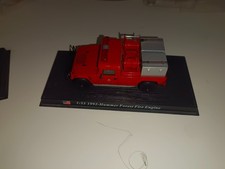 MODELLINO CAMION POMPIERI DEL PRADO HUMMER FOREST FIRE ENGINE 1992 SCALA 1:53