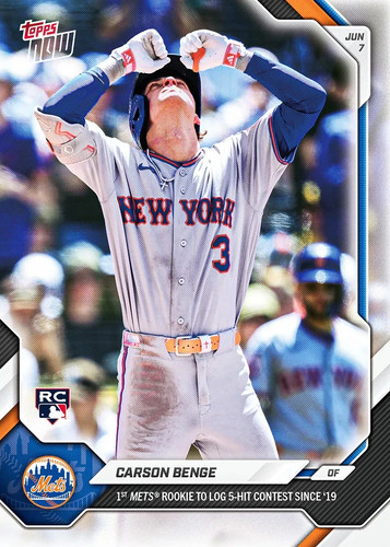 Carson benge 2026 - mlb, topps