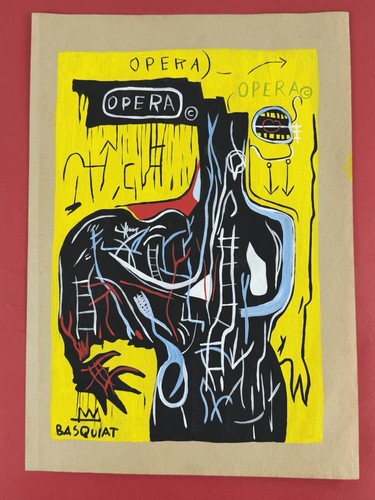 Jean michel basquiat - jean-michel, disegno