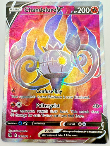 Carta pokemon tcg chandelure - pokemon,