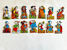 MIO LOCATELLI PLASTECO GLI ANTENATI DI PIPPO SERIE COMPLETA 1/14 DISNEY OTTIME