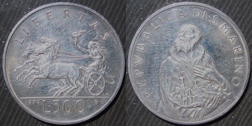 San marino 500 lire 1979 - *,