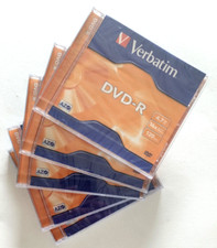 Cd Verbatim Dvd-R 4.7 Gb 120 Min. 10x Pack Registrabile Vergine Sigillato Nuovo