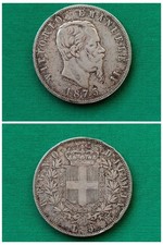 Italy Vittorio Emanuele III.5 Lire 1975.M.Argento.BB.Come da Foto.22132.