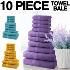 10 PZ SET BALLE ASCIUGAMANI