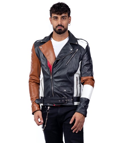 Chiodo multicolore uomo - chiodo,