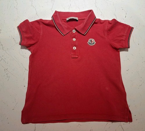 Polo moncler rossa - rossa, manica