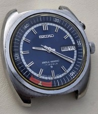 Rare Vintage Watch Seiko Bell Matic Blue 4006 6030