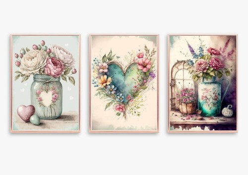 Rose fiori stampa quadro - rose,