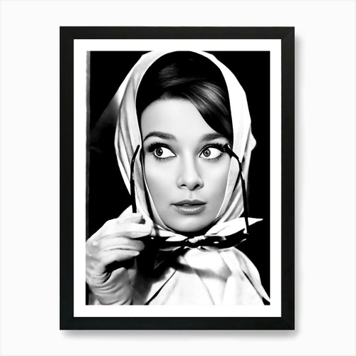 Audrey hepburn vintage art - hepburn,