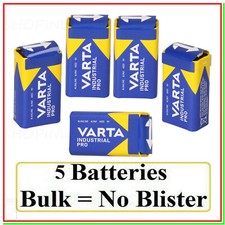 5 Batterie 9v VARTA Pile