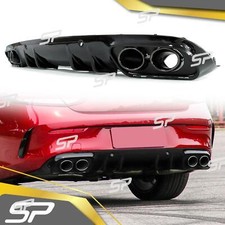 Diffusore Posteriore + Terminale di Scarico per MERCEDES W205 C205 COUPE A205 AMG Line C43 AMG