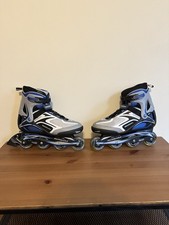 Rollerblade Spiritblade III SG5 pattini in linea nero blu grigio 80 mm - uomo US 12