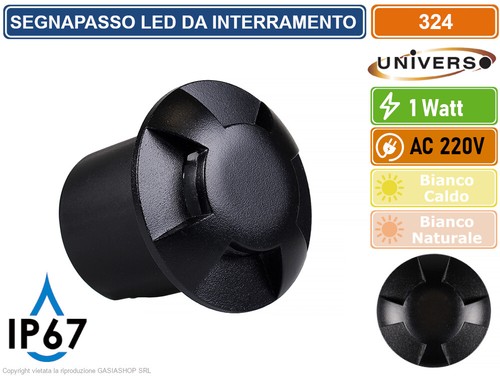 Punto luce led smd - luce, 1w
