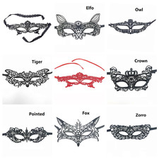 Maschera Carnevale Sexy Bondage Venezia BDSM Donna Fetish giochi erotici Pizzo