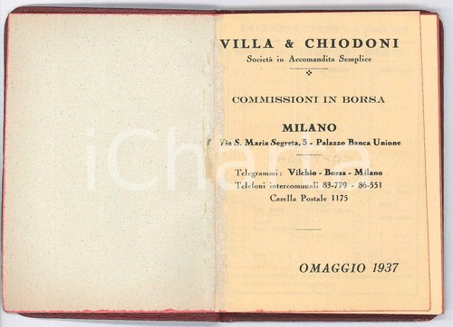 1937 milano via maria - 1937,