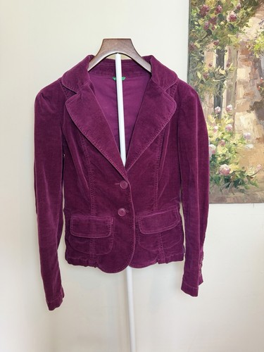 Blazer vintage benetton viola - vintage,