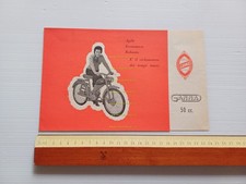 Ganna motore NSU 50 : Lario Sport - Verbano 1954 depliant italiano originale