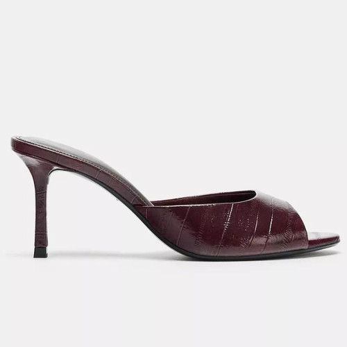 Sabot mule donna bordeaux - sabot,