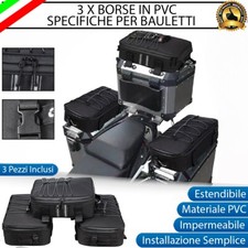 SET 3 BORSE AGGIUNTIVE VALIGIE LATERALI E POSTERIORE PER BMW R 1200 GS